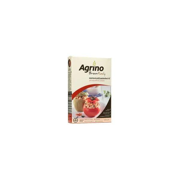 1172_result Agrino Parboiled Rice For Stuffed Dishes & Risotto Gluten-Free 500g - Image 1
