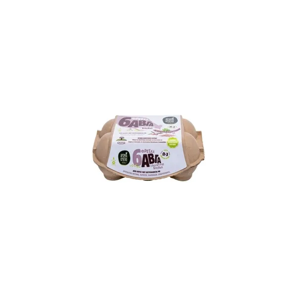 1256_result Cretan Farms Aroma Of Crete Free-Range Omega-3 Eggs Medium 6pcs - Image 1
