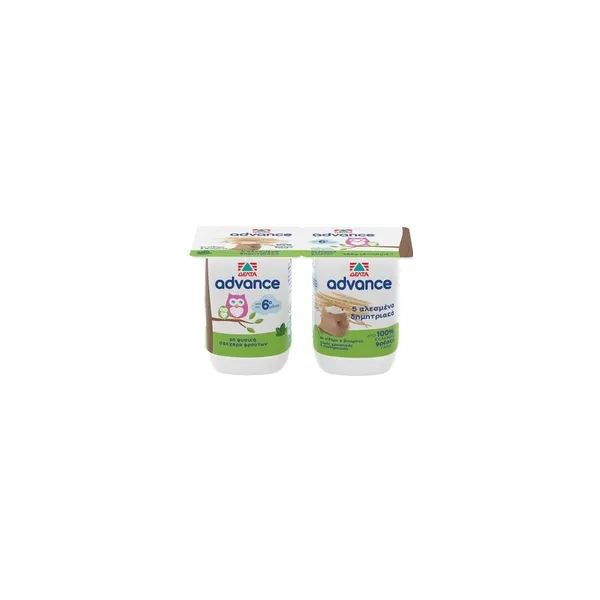 172_result Delta Advance Kids' Yogurt Dessert With 5 Grains 2x140g - Image 1