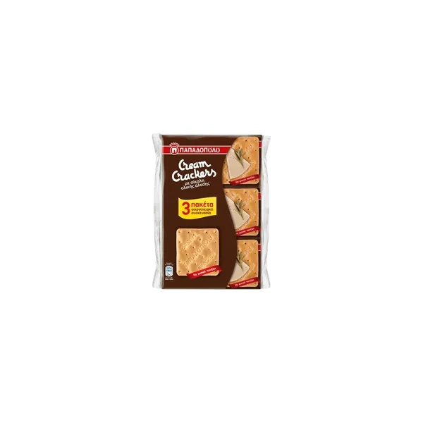 2556_result Papadopoulou Cream Crackers Whole Grain Rye 525g - Image 1
