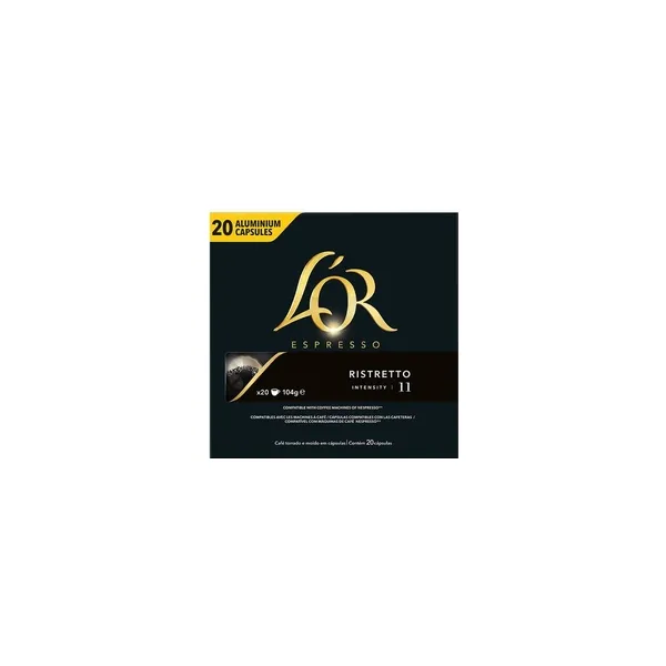 3529_result L'OR Espresso Ristretto Capsules Compatible With Nespresso Machines 20pcs - Image 1