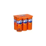 Fanta Orange Soda Carbonated 6x330ml