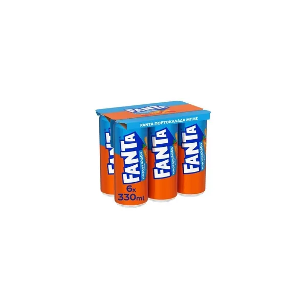 3920_result Fanta Orange Soft Drink Non-Carbonated 6x330ml - Image 1