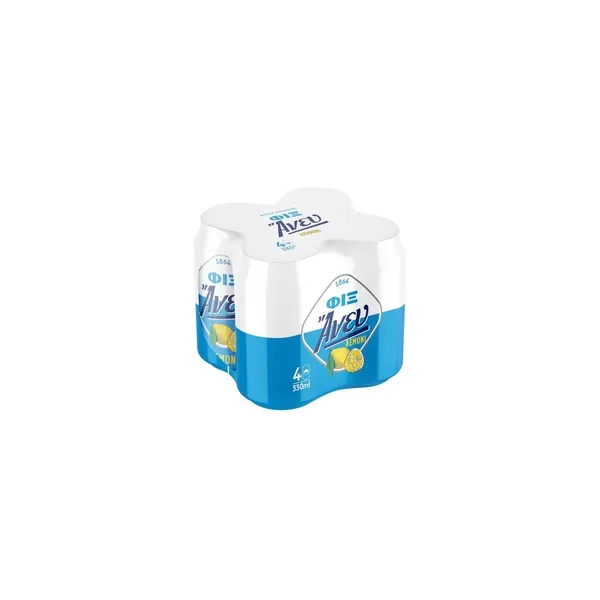 4510_result Fix Άνευ Beer With Lemon Non-Alcoholic Can 4x330ml - Image 1