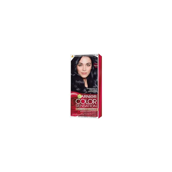 4879_result Garnier Color Sensation Hair Dye No2.10 Blue Black 40ml - Image 1