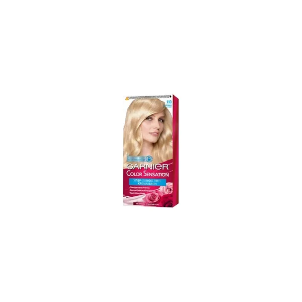 4935_result Garnier Color Sensation Hair Dye No.110 Natural Extra Light Blonde 110ml - Image 1