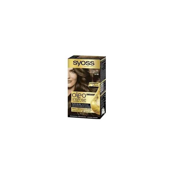 5041_result Syoss Oleo Intense No Ammonia Permanent Hair Color Light Brown 5-10 115ml - Image 1