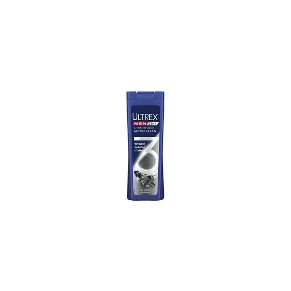 5060_result Ultrex Men 3-in-1 Anti-Dandruff Shampoo Active Clean 360ml - Image 1