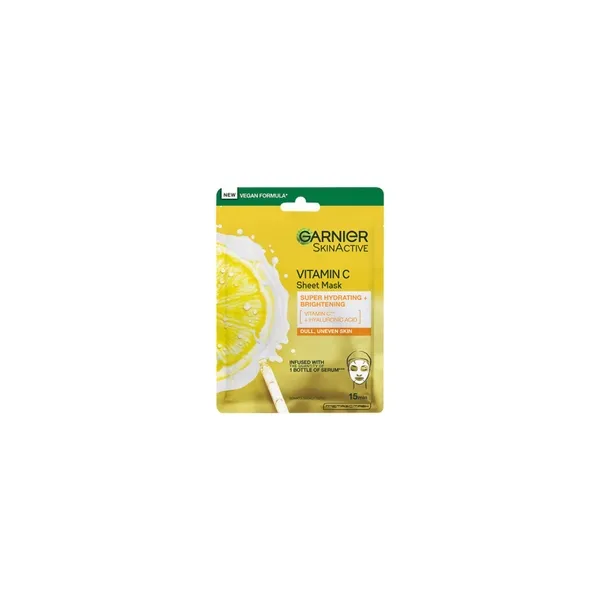 5161_result Garnier Skincare Fabric Mask Vitamin C For Radiance & Hydration - Image 1