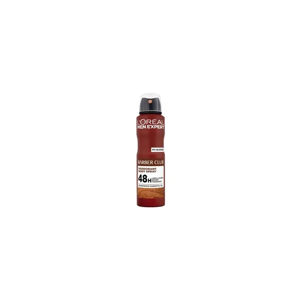 5230_result L'Oreal Men Expert Barber Club Body Deodorant Spray With 48h Action 150ml - Image 1