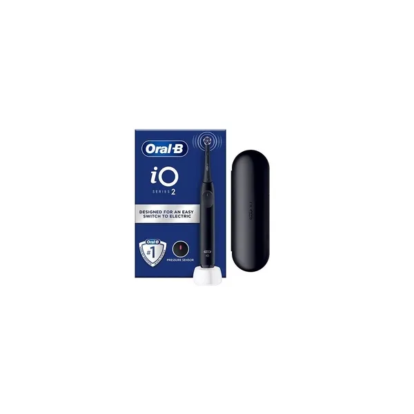 5283_result Oral B IO Series 2 Electric Toothbrush With Travel Case Black - Image 1