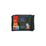 Septona Makeup Removal Wipes Active Charcoa 2x20pcs