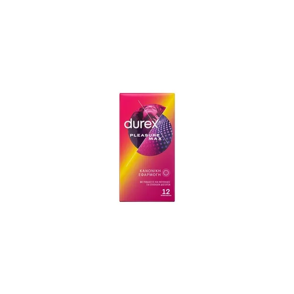 5372_result Durex Condoms Pleasure Max Ribbed & Dotted Regular Fit 12pcs - Image 1