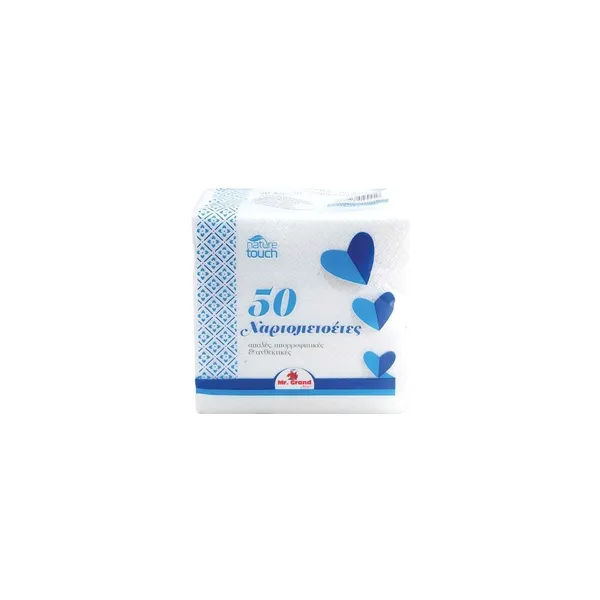5512_result Mr. Grand White Napkins 50pcs - Image 1
