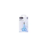 Chicco Safety Scissors With Case, Sky Blue, 0+ Months