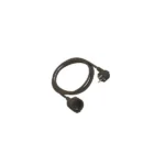 Eurolamp German Type Extension Cable Black 3m 3x1.5mm