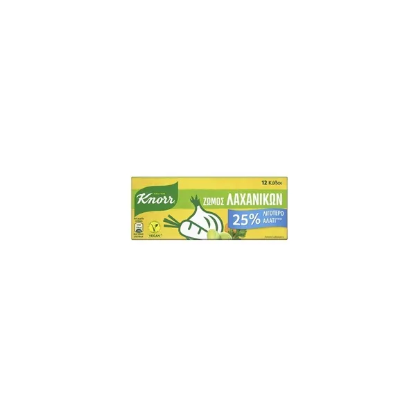 743_result Knorr Vegetable Stock Cubes With 25% Less Salt 12 pcs - Image 1